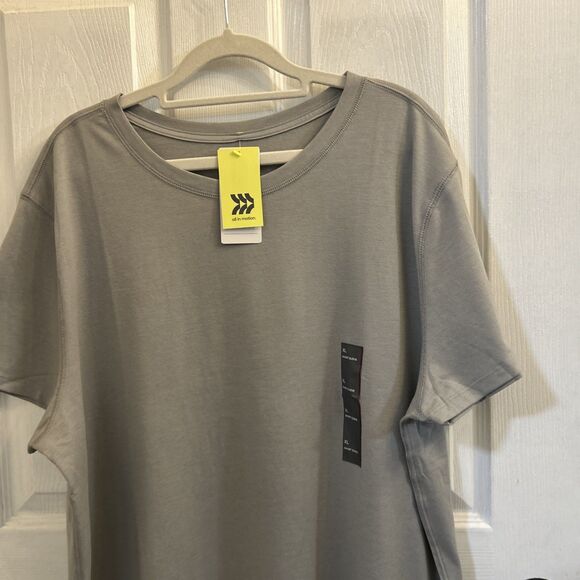 NWT All In Motion Men's Short Sleeve Performance T-Shirt Gray Size XL - Picture 8 of 15